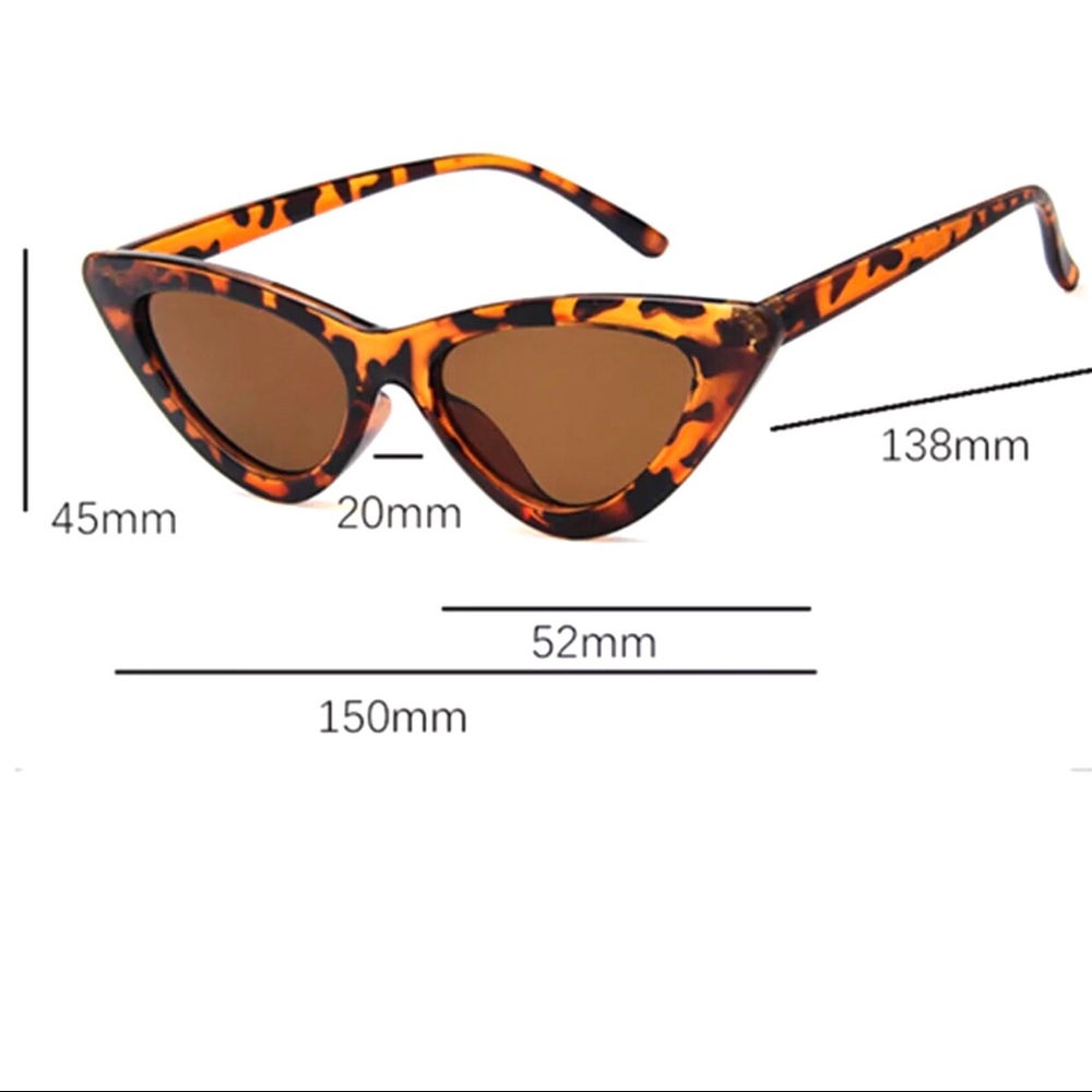 🕶RESTOCK🕶TORTOISE CATEYE TRENDY SUNNIES🕶HOST PICK - Picture 4 of 6